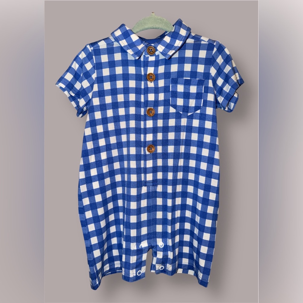 Posh Peanut Bamboo Romper | size 6-9 months - Picture 4 of 8